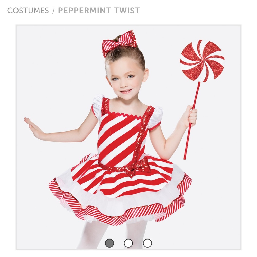 XSC Peppermint Twist Dance costumes from Revolution Dance. Brand new
